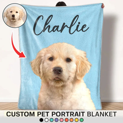 Pet Lovers - Custom Photo You Are My Sunshine - Personalized Custom Blanket Blanket The Next Custom Gift