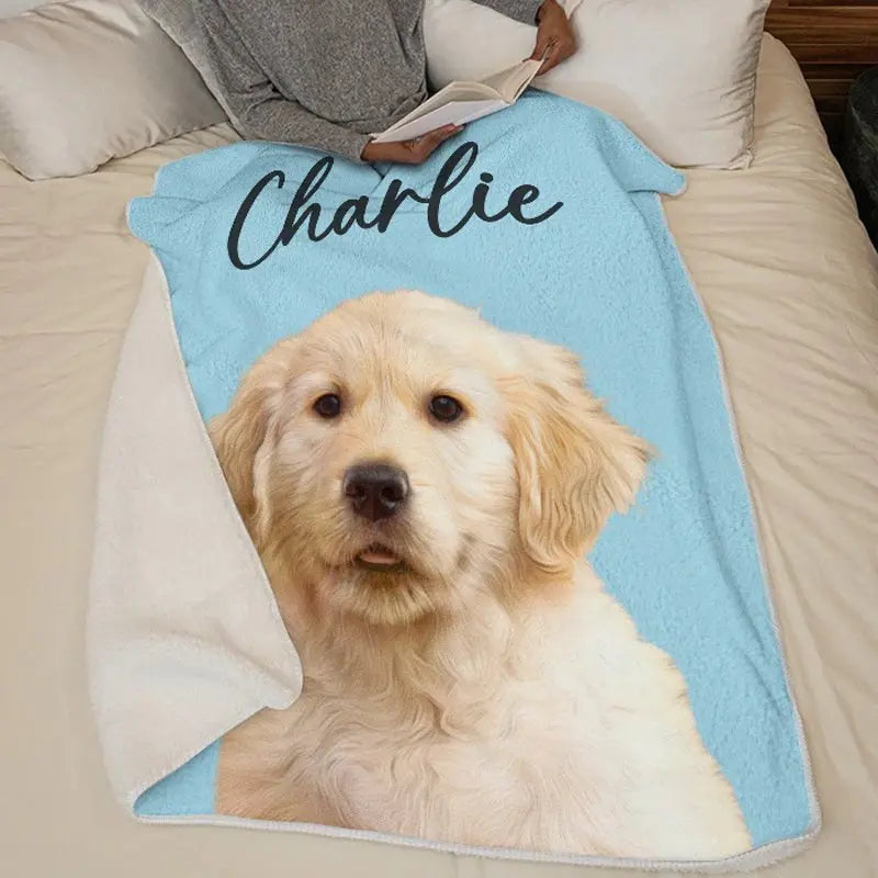 Pet Lovers - Custom Photo You Are My Sunshine - Personalized Custom Blanket Blanket The Next Custom Gift