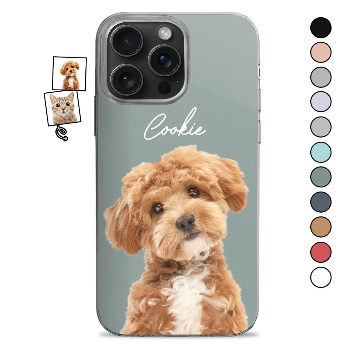 Pet Lovers - Custom Photo Your Dogs Cats - Personalized Clear Phone Case Phone Case The Next Custom Gift