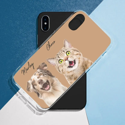 Pet Lovers - Custom Photo Your Dogs Cats - Personalized Clear Phone Case Phone Case The Next Custom Gift