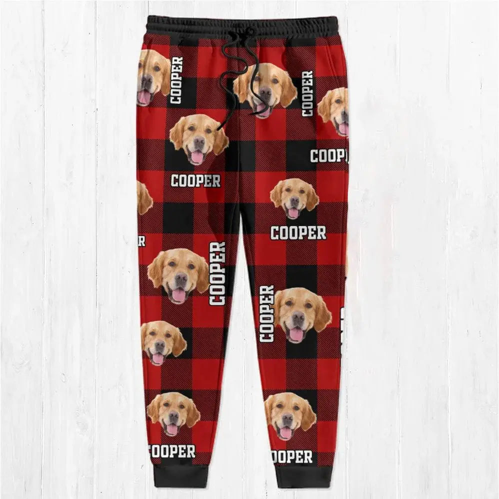 Pet Lovers - Custom Photo & Name Dog Cat - Personalized Men And Women's Sweatpants Pants The Next Custom Gift