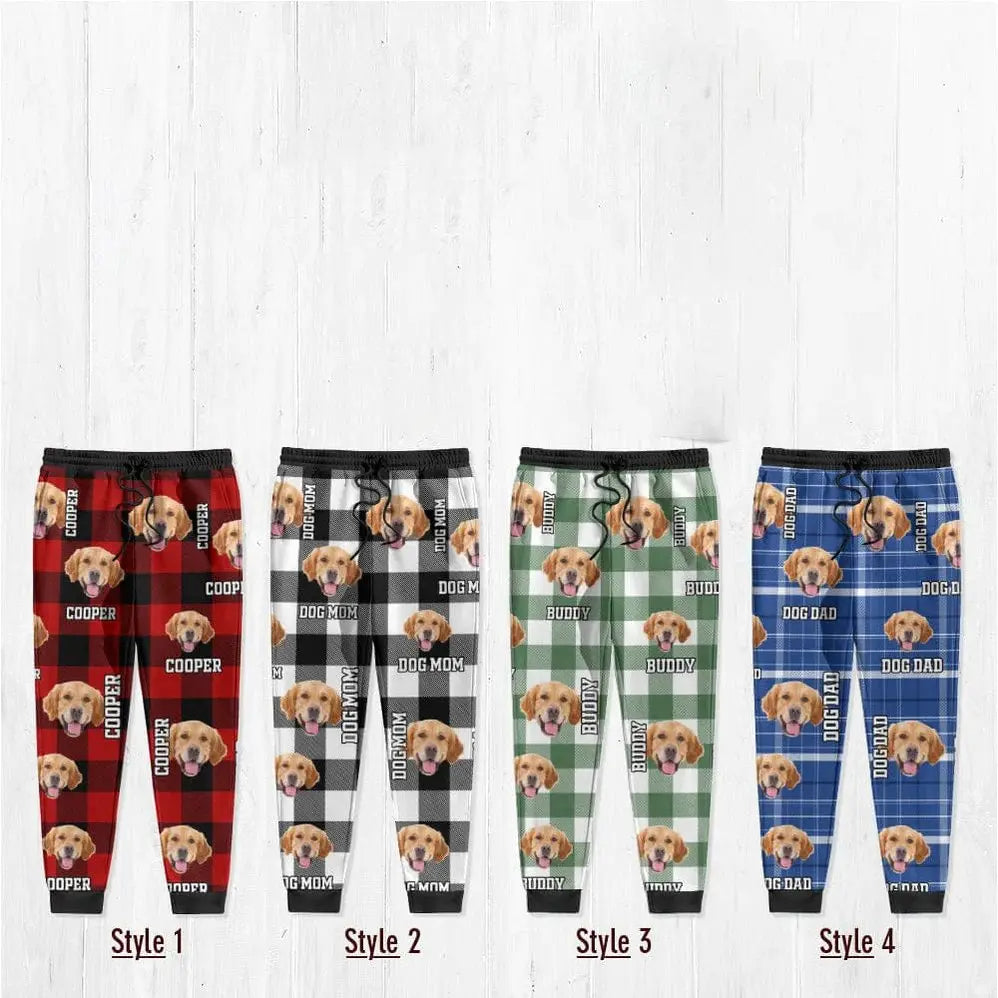 Pet Lovers - Custom Photo & Name Dog Cat - Personalized Men And Women's Sweatpants Pants The Next Custom Gift