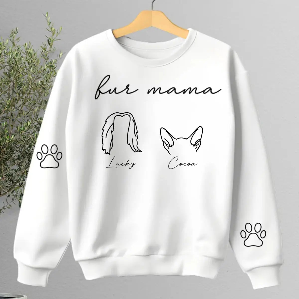 Pet Lovers - Fur Mama Ever Dog & Cat - Personalized Sweatshirt  The Next Custom Gift