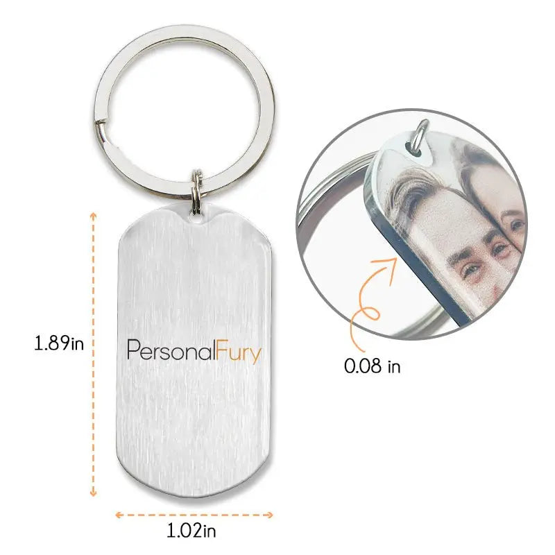 Pet Lovers - Inside Your Heart - Personalized Keychain (HJ) Keychain The Next Custom Gift