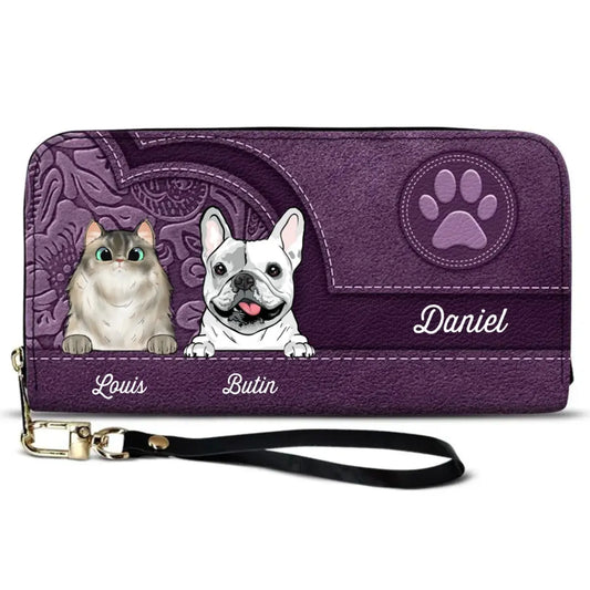 Pet Lovers - Personalized Leather Long Wallet (LH) - The Next Custom Gift  Wallet