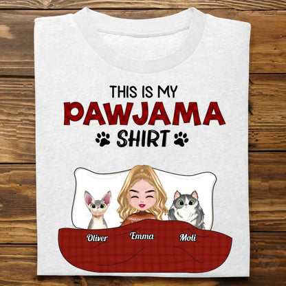 Pet Lovers - This Is My Pawjama Shirt - Personalized Unisex T-shirt Shirts & Tops The Next Custom Gift