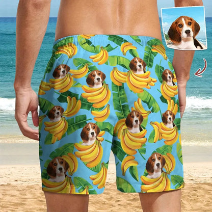 Pet Lovers - Upload Dog Photo - Personalized Beach Short Beach Short The Next Custom Gift