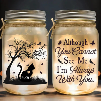 Pet Lovers - You Have Left My Life But You Will Never Leave My Heart- Personalized Mason Jar Light Mason Jar Light The Next Custom Gift