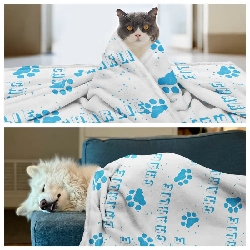 Gia đình - Ảnh tùy chỉnh Safari Động vật Trẻ em - Chăn ảnh cá nhân