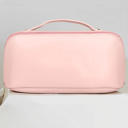 If Besties Sisters Were Flowers I'd Pick You - Personalized Leather Makeup Bag