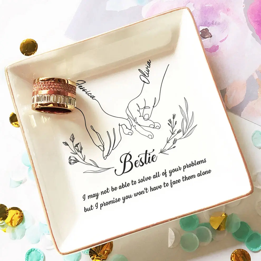 Pinky Promise Friendship Forever - Personalized Jewelry Dish Dish The Next Custom Gift