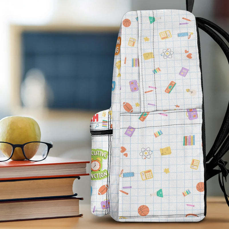 Play Is Learning - Personalized Canvas Backpack