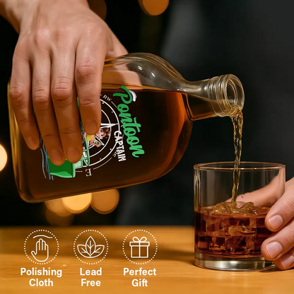 Pontoon Captain - Personalized Whiskey Bottle