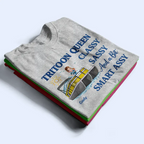 Pontoon Queen Classy Sassy - Personalized T Shirt