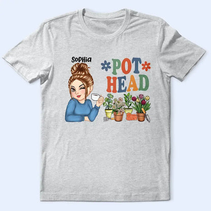 Pot Head Gardening - Personalized T Shirt Shirts & Tops The Next Custom Gift