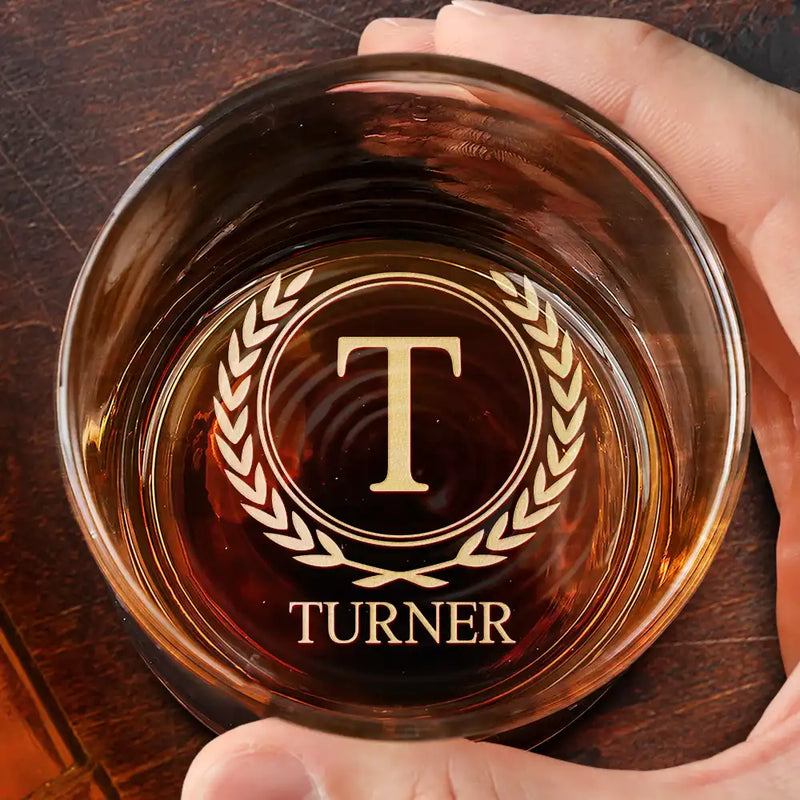 Prescription Whiskey Glass - Personalized Engraved Whiskey Glass