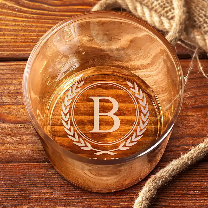Prescription Whiskey Glass - Personalized Engraved Whiskey Glass