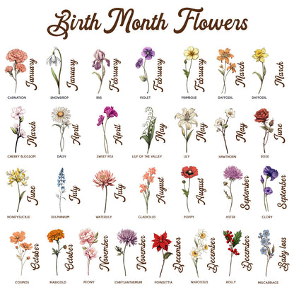 Couple Embracing Kissing Birth Month Flower Personalized Acrylic Block LED Night Light, Heartfelt 2025  Gift For Couple, For Him, For Her, Boyfriend, Girlfriend, Husband, Wife