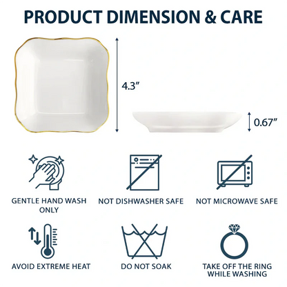 This Grandma Mommy Belongs To Kids Pet - Personalized Lace Square Jewelry Dish