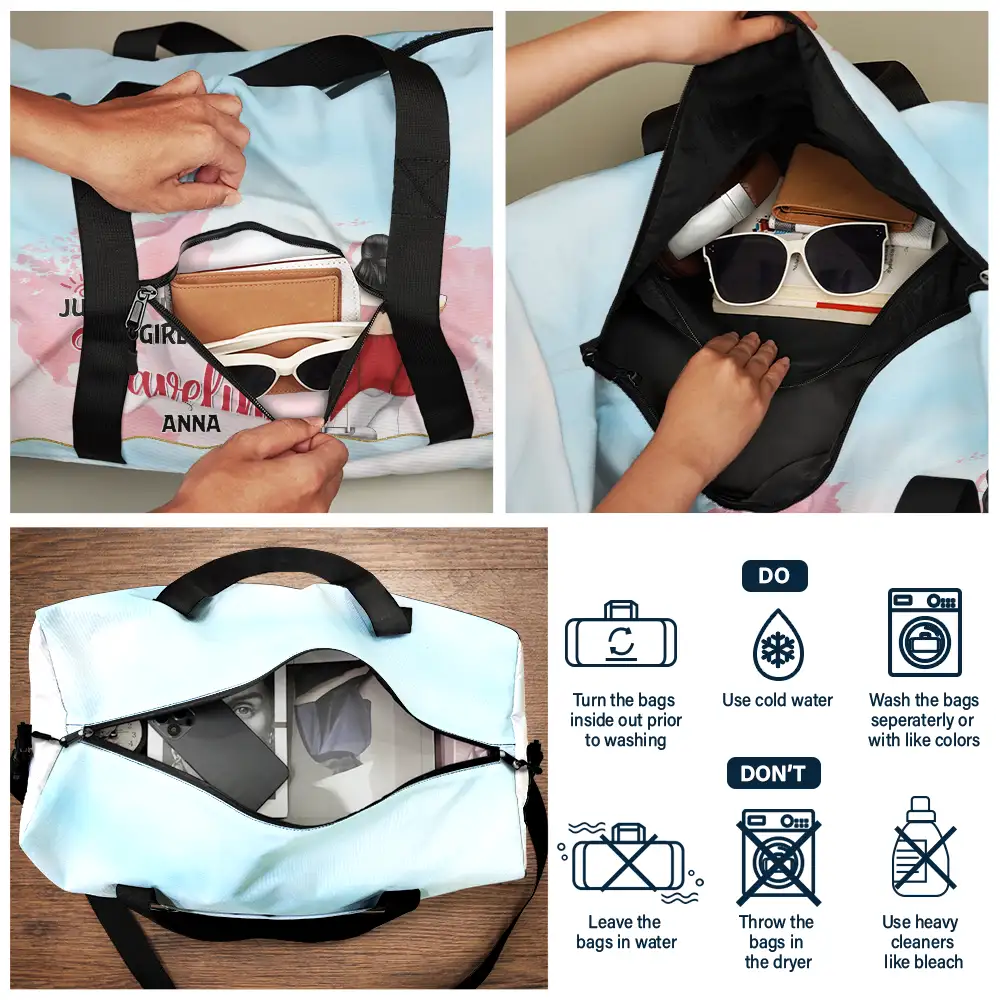 Say Yes To New Adventure - Personalized Duffle Bag