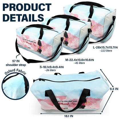 Say Yes To New Adventure - Personalized Duffle Bag