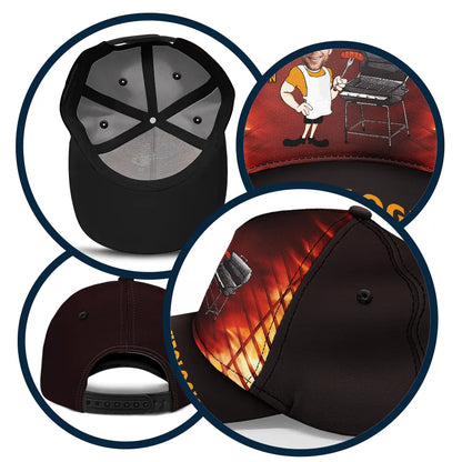 Custom Photo The Smoker BBQ Grilling - Personalized Classic Cap