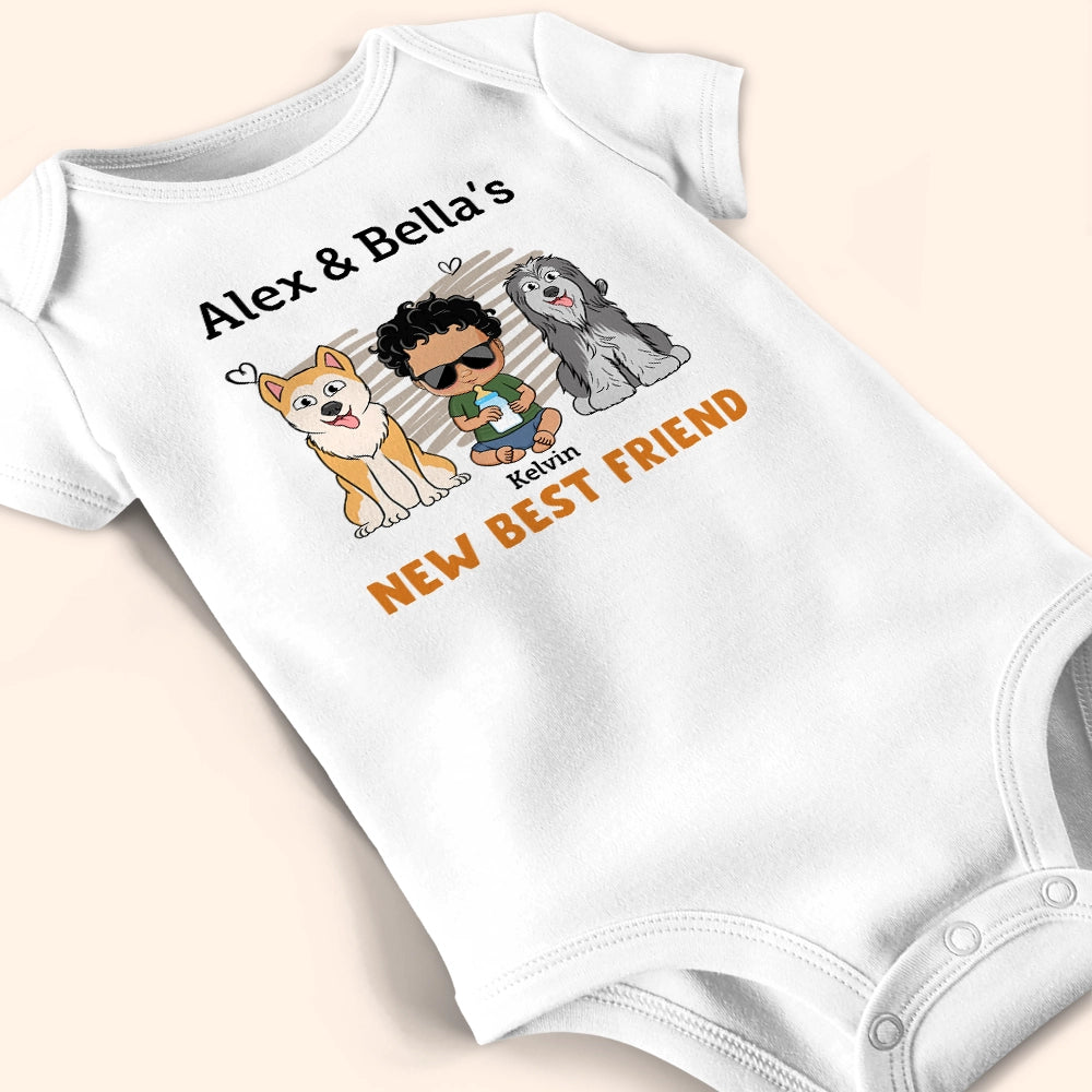 New Best Friend Pet Lovers - Personalized Baby Onesie