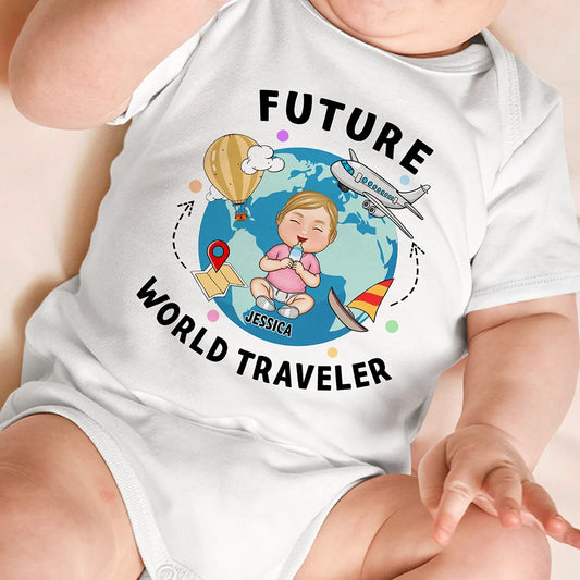 Future World Traveler - Personalized Baby Onesie