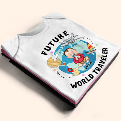 Future World Traveler - Personalized Baby Onesie