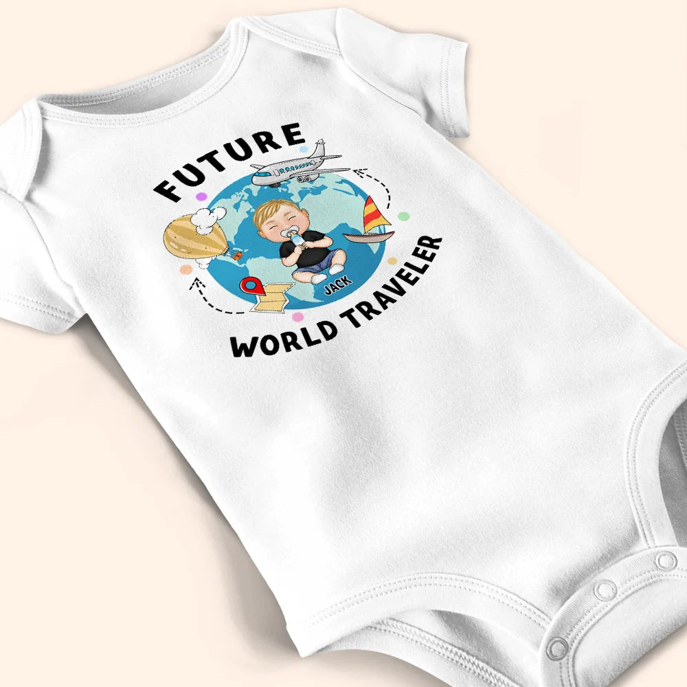 Future World Traveler - Personalized Baby Onesie