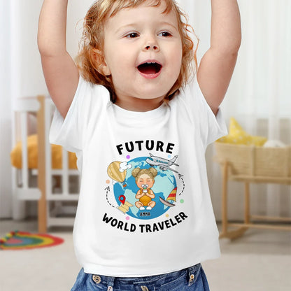 Future World Traveler - Personalized Baby Onesie