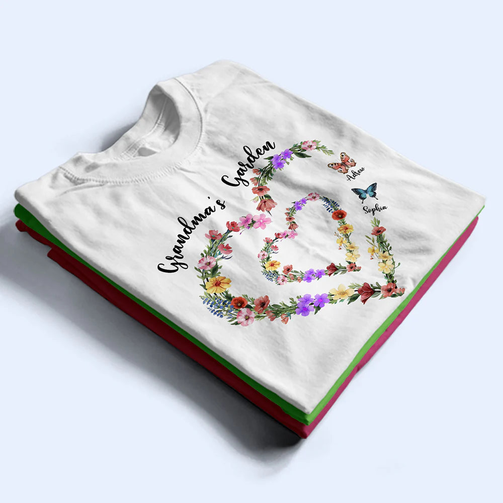 Grandma's Garden - Personalized T Shirt