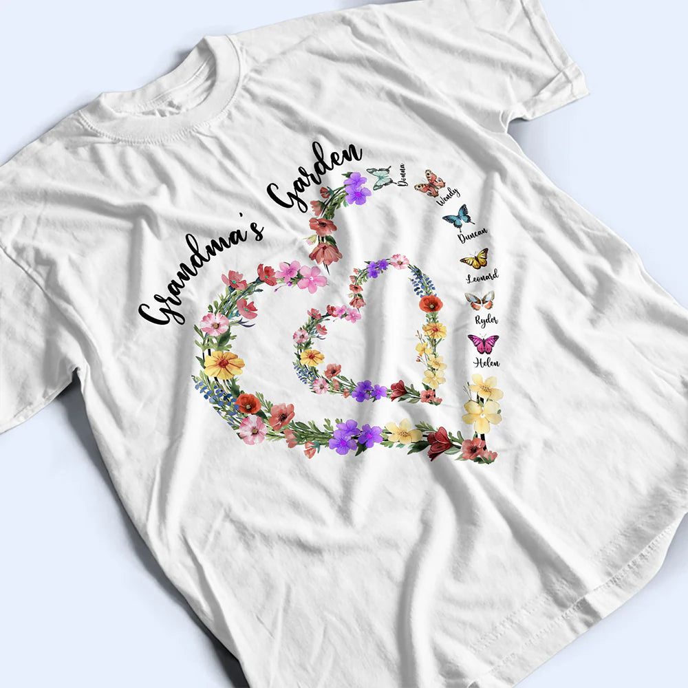 Grandma's Garden - Personalized T Shirt