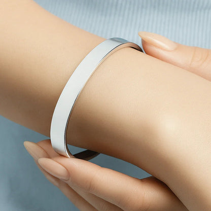 Inspirational Faith Hope Love Christian - Personalized Bangle Bracelet Cuff