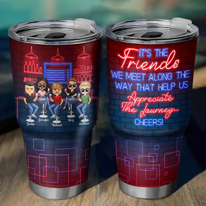 Best Friends Here's To Another Year Of Bonding Over Alcohol - Bestie BFF Gift - Personalized Custom 30 Oz Tumbler