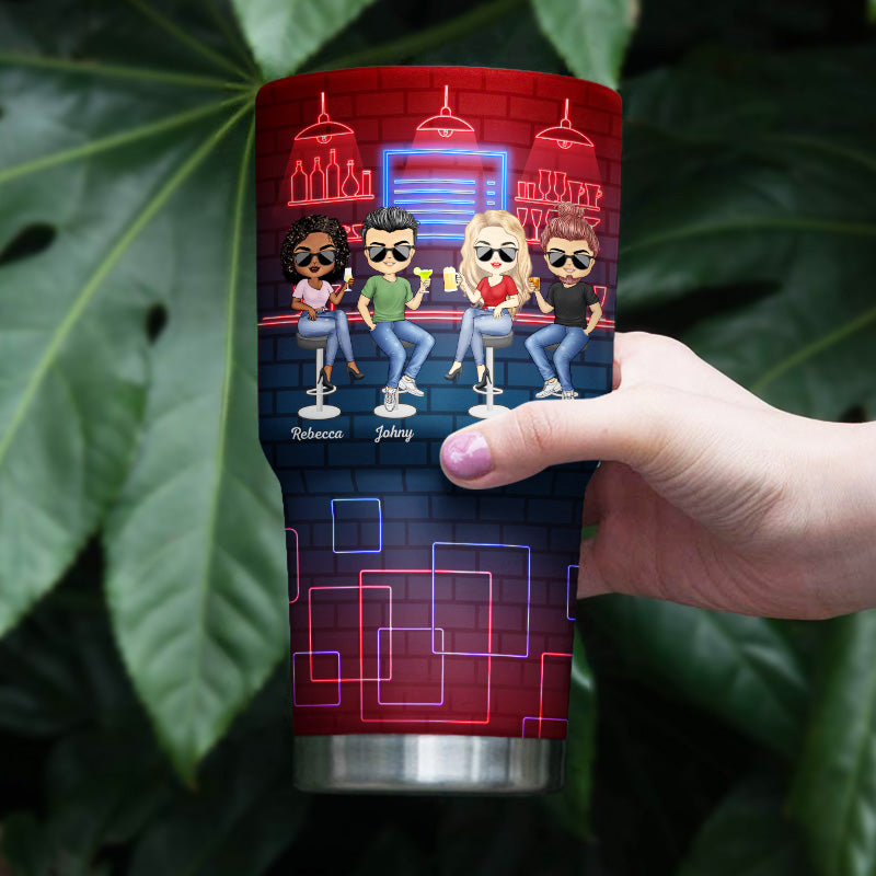 Best Friends Here's To Another Year Of Bonding Over Alcohol - Bestie BFF Gift - Personalized Custom 30 Oz Tumbler