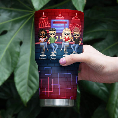 Best Friends Here's To Another Year Of Bonding Over Alcohol - Bestie BFF Gift - Personalized Custom 30 Oz Tumbler