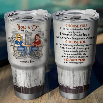 Family Couple The Day I Met You - Couple Gift - Personalized Custom 30 Oz Tumbler