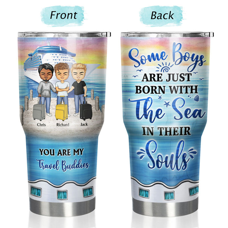 Life Is Better On A Cruise With Best Friends - Gift For BFF, Sisters - Personalized Custom 30 Oz Tumbler