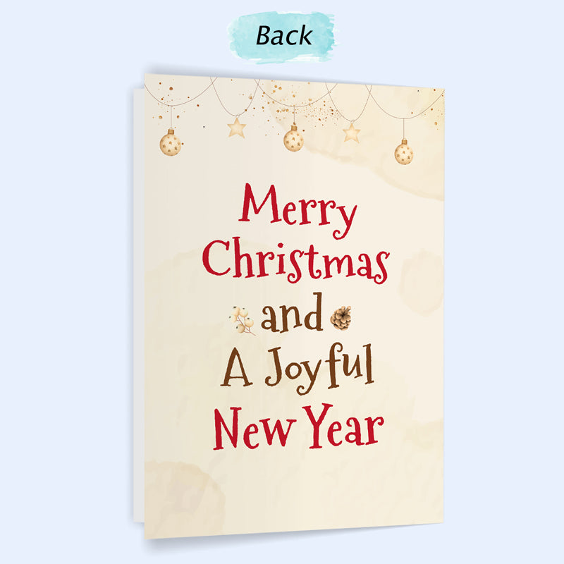 Have A Christmas Filled With Magical Moments Best Friends Sisters And Brothers - Gift For Besties And Siblings - Personalized Custom Folded Greeting Card