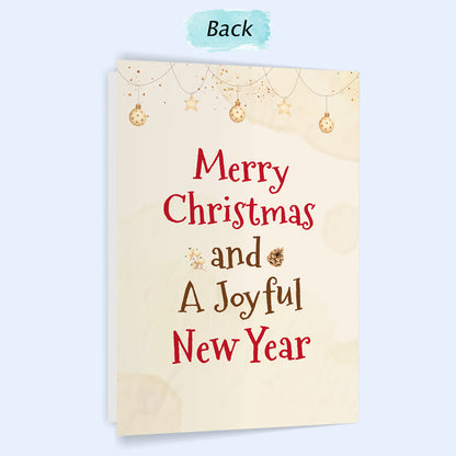 Have A Christmas Filled With Magical Moments Best Friends Sisters And Brothers - Gift For Besties And Siblings - Personalized Custom Folded Greeting Card