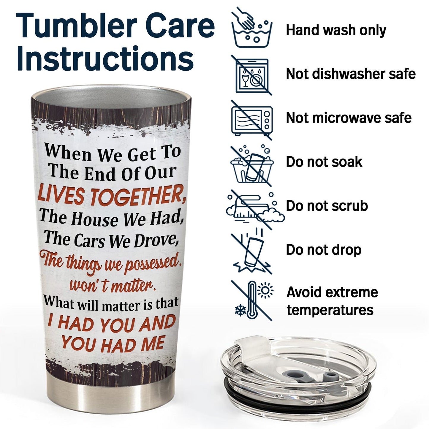 Custom Photo The Day I Met You Family Husband Wife - Gift For Couples - Personalized Custom Tumbler