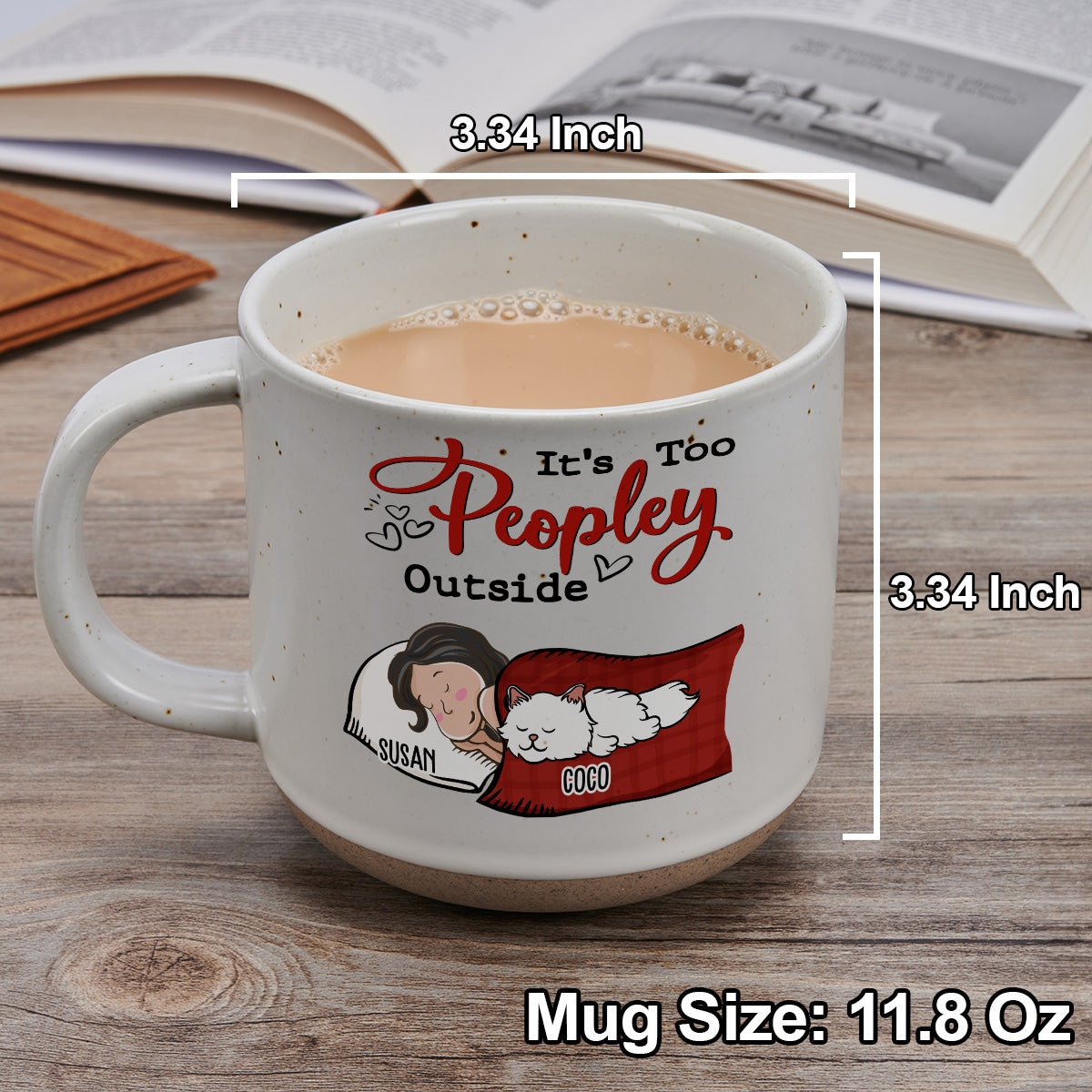 Too Peopley - Personalized Custom Pottery Mug