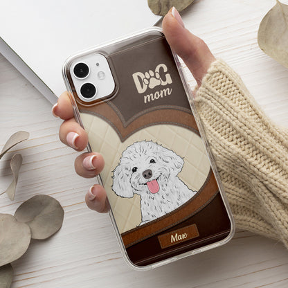 Lovely Peeking Dogs - Personalized Custom Phone Case