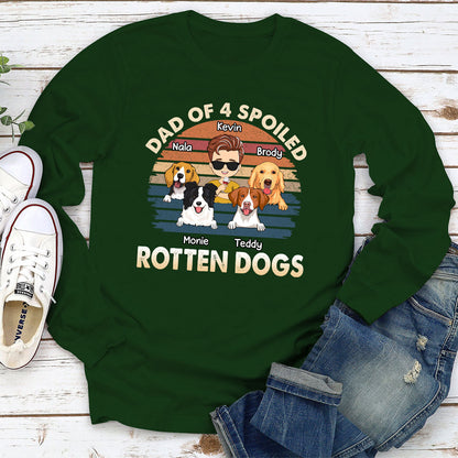 Rotten Dog Version 2 - Personalized Custom Long Sleeve T-Shirt