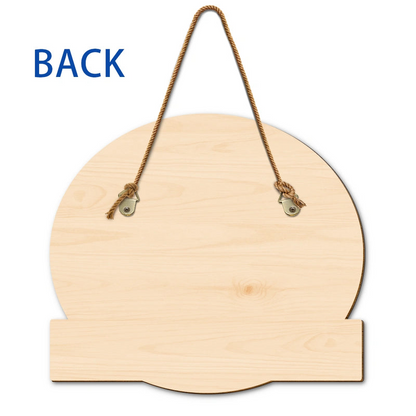 Relax Unwind Patio Time 3D Couple - Personalized Custom Shaped Wood Sign