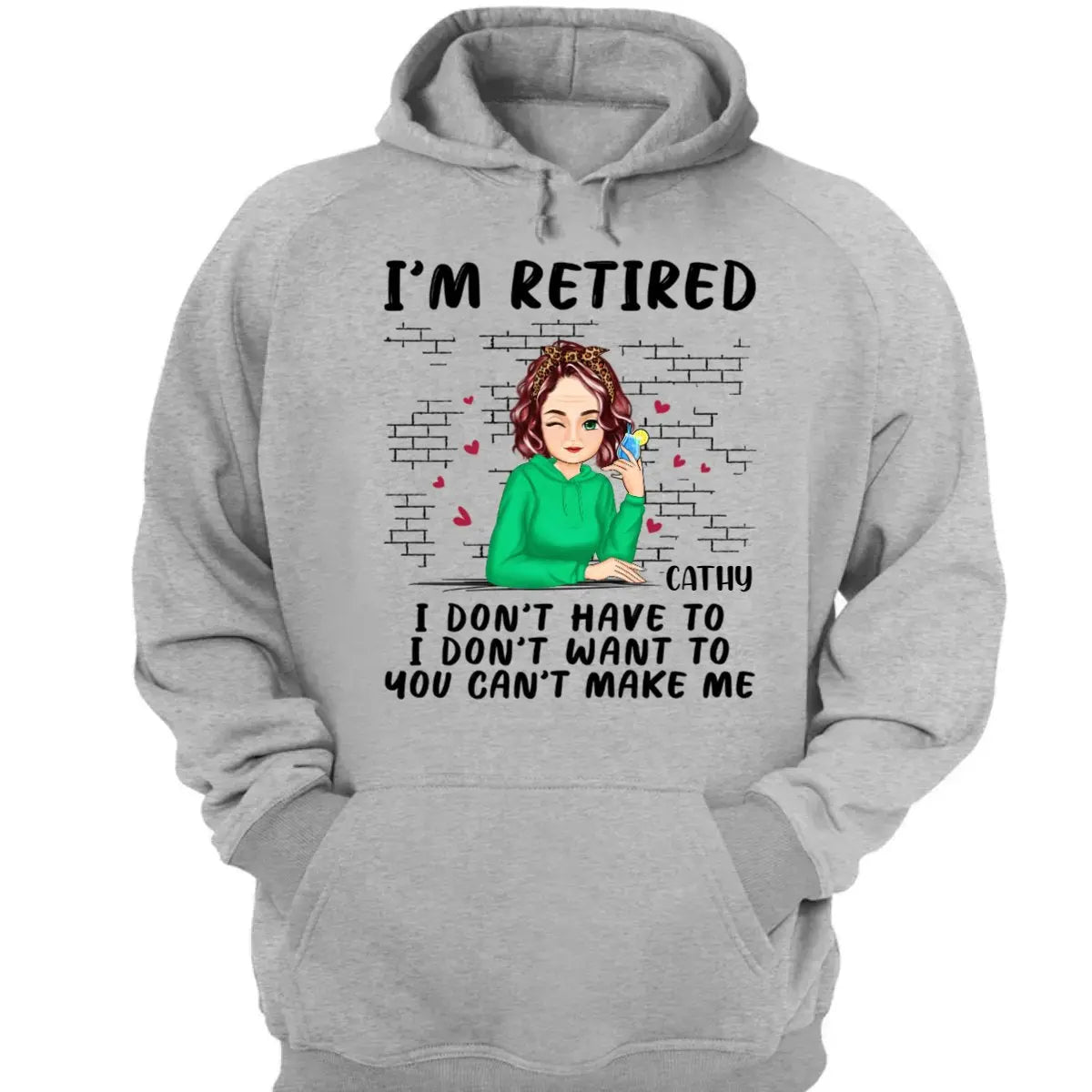 Retirement - I'm Retired - Personalized Unisex T-shirt, Hoodie, Sweatshirt (TM) Shirts & Tops The Next Custom Gift