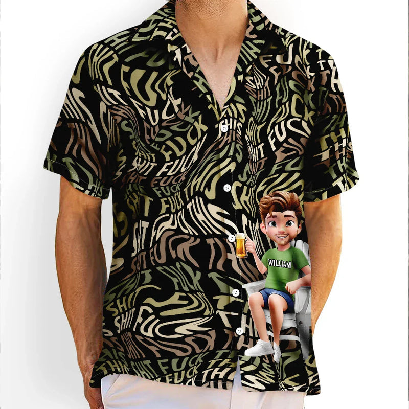 Gia đình - Áo sơ mi Hawaii tùy chỉnh, Áo sơ mi đi biển - Ảnh cá nhân Áo sơ mi Hawaii 