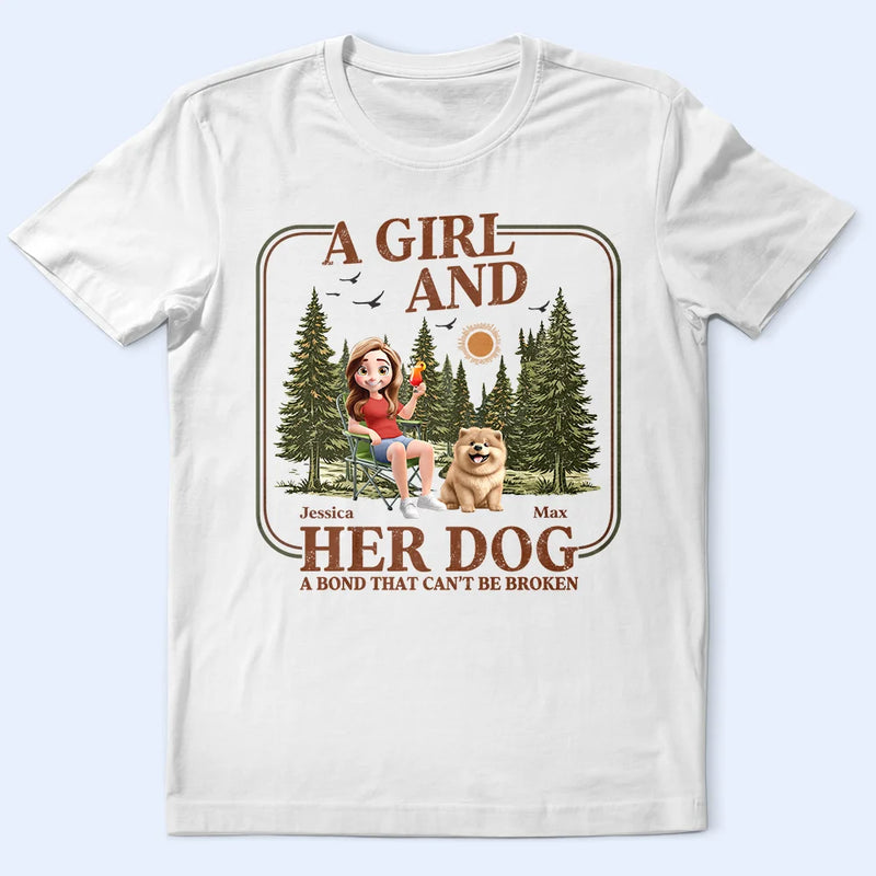 Retro Camping A Bond That Can't Be Broken - Personalized T Shirt