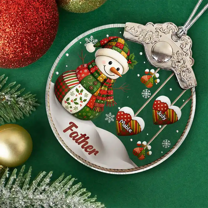 Gia Đình - Hồng Y Mẹ Bố Bà Ông Nội Hồng Y Vòng Tròn Trang Trí